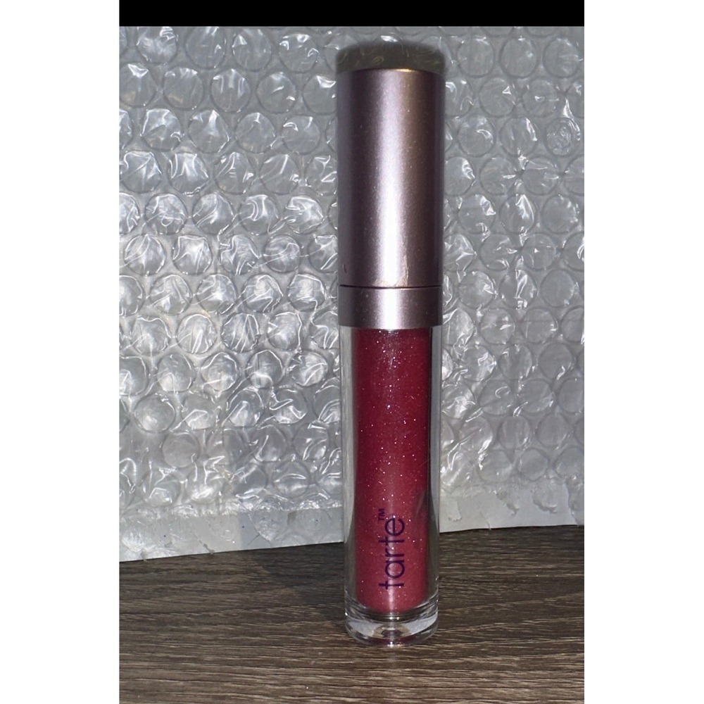 Tarte Vitamin-Infused Lipgloss Apple-A-Day Shimmer Berry Red Makeup discontinued